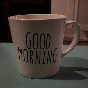 GOOD MORNING Ceramic Farmhouse Style Coffee Mug